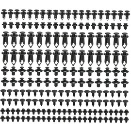 190pcs Car Body -Trimmklammern, 6 Größen Plastikauto -Retainer -Clips Universal Auto Push Pin Nieten für Autotür Stoßstange Panel Panel Trimm