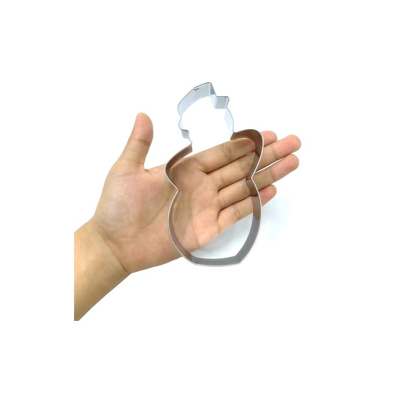 LILIAO Snowman Cookie Cutter for Winter Christmas, 2.9 x 5.1