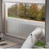 Silver Portable Air Conditioner Window Seal Kit - 【30% Sunshade