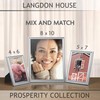 Langdon House - 4x6 Picture Frames - Silver, 6 Pack