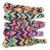Aesthetinc 5 Wave Pattern Headbands Headwraps Hairbands Accessories Party Event