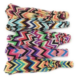 Aesthetinc 5 Wave Pattern Headbands Headwraps Hairbands Accessories Party Event Gift