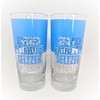 Bud Light Seltzer Glasses - Set of 2