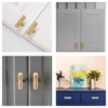 Xiciki 10 Pcs Gold Door Knobs Gold Kitchen Knobs, 50mm