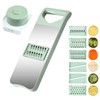 Vegetable Chopper, Mandoline Food Slicer Cutter with Handheld Container, 6