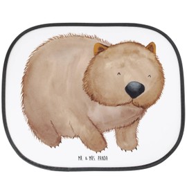 Mr. & Mrs. Panda Wombat Car Sun Protection Gift, Animal Motifs, Sun Protection Car, Funny Sayings, Sun Protection for Car Windows, Motivation