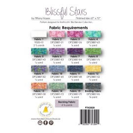 Blissful Stars Quilt Pattern by Needle in a Hayes Stack