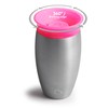 Munchkin Miracle - Vaso para sorber (acero inoxidable, 360º), Rosado,