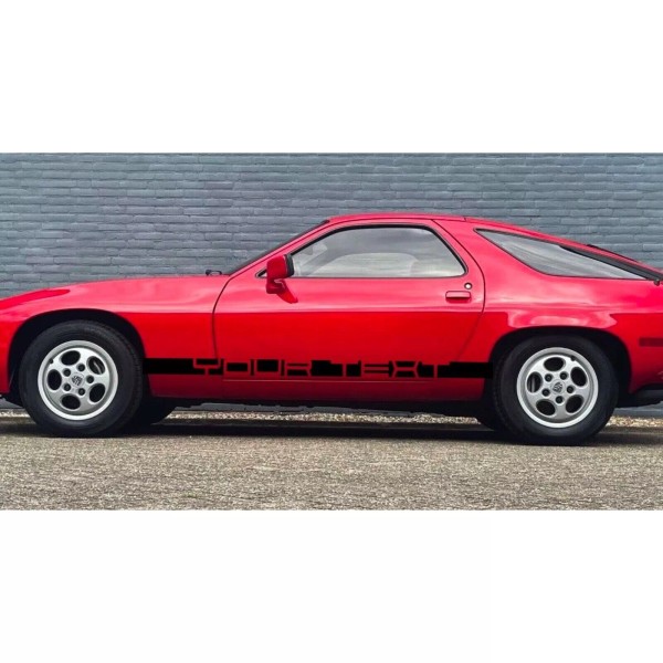 Custom Negative Side Stripe Decal Set For 928 1978-1995 Graphic