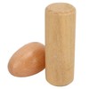 2PCS Wood Egg Shaker Natural Safe Musical Hand Percussion Instrument