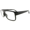 FUSHIDA JW1203 Rectangular Spring Hinge Reading Glasses for men Black