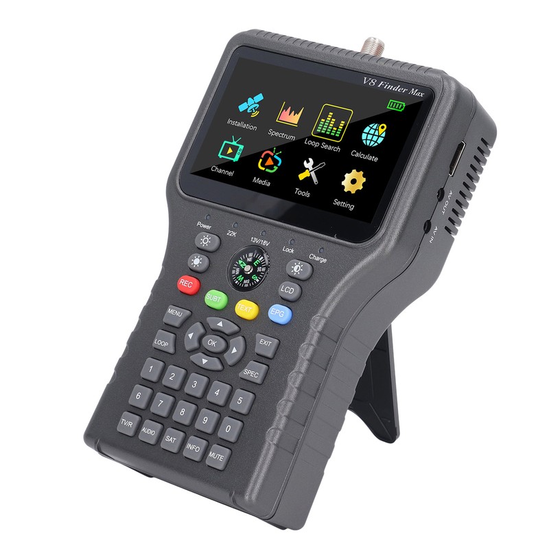 Satellite Finder with Compass Function 4000mAh 4.3in TFT LCD Display