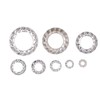 300Pcs External Tooth Star Lock Washer Stainless Steel Starlock Washer