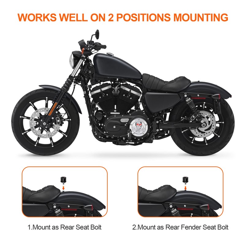 Sresk Rear Fender Seat Bolt Screw 1/4"-20 Thread for Harley