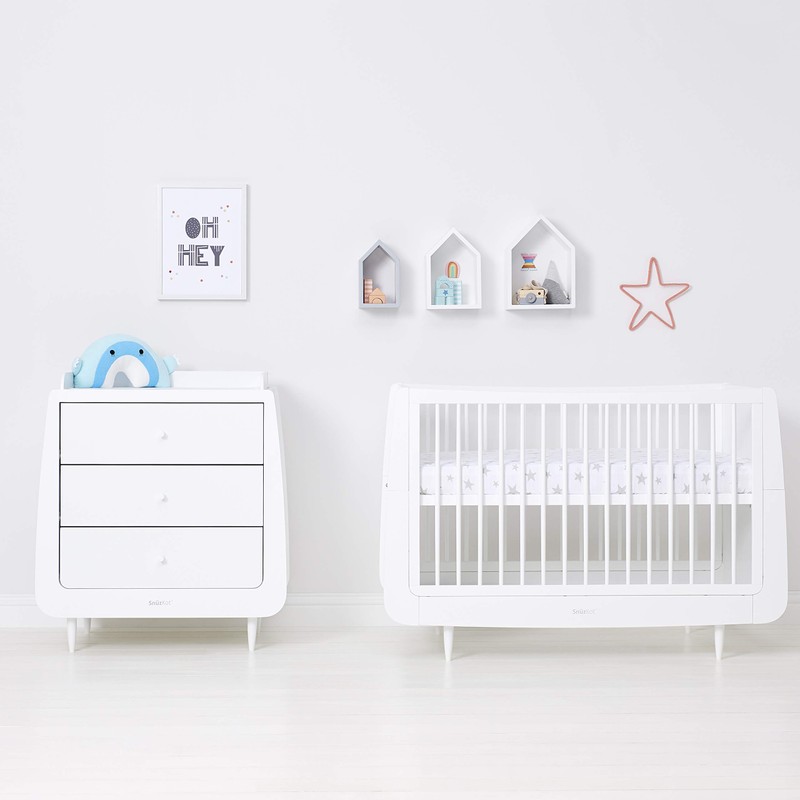 2 Pack Cot & Cot Bed Fitted Sheets 140 x