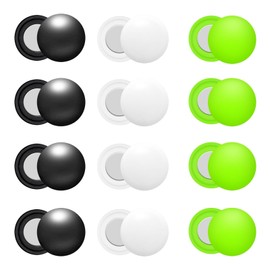 12 Pcs Marathon Running Bib Clips Number Holder Race Bib Fixing Fastener Clip Magnets Number Buckle Field Securing Running Gear White Black Green for Triathlon Cycling Runners Field Supplies