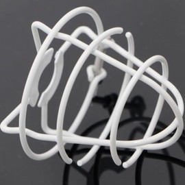 (12 Pack) 1/2" Fire Sprinkler Head Cage Guard Protector Fire Extinguishing System Sprinkler Bracket White