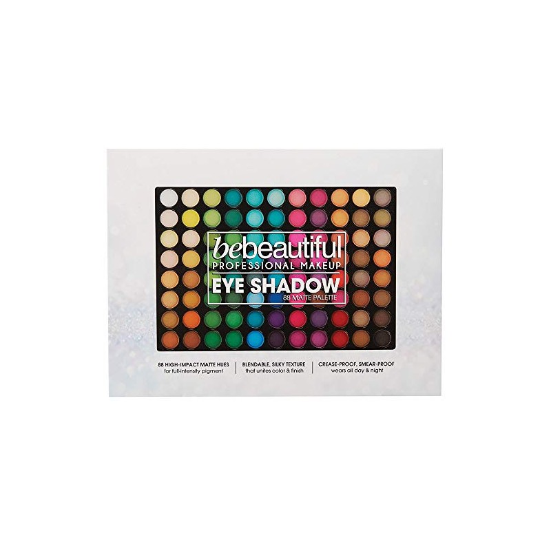 Bebeautiful Eyeshadow 88 Shades Palette, Matte