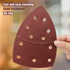 50 pcs Mouse Sander Pads, 11- Hole 80 Grits Mouse