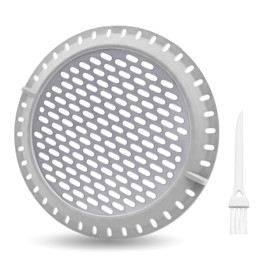 Shower Drain Hair Catcher, 5 in Round Shower Hair Drain Catcher Stainless Steel Hair Catcher Drain Protector Strainer Shower Drain Cover for Shower Bathtub Bathroom Floor Drain, Drain Hair Catcher