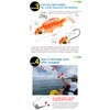 FUNKS Rock Fish Baku Fishing Jigworm, 1 oz (28 g),