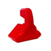 DoorPRO Doorstop (FOR RESIDENTIAL LIGHT WEIGHT DOORS) Red with Adhesive