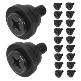 jojofuny 20PCS Hard Drive Mounting Screws for Secure Installation Vibration Dampening Design Compatible with Hdds Durable and Convenient
