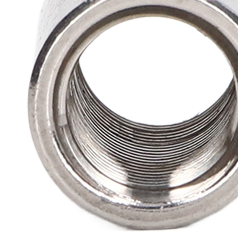 10PCS Round Coupling Nuts 304 Stainless Steel Female Thread Cylindrical
