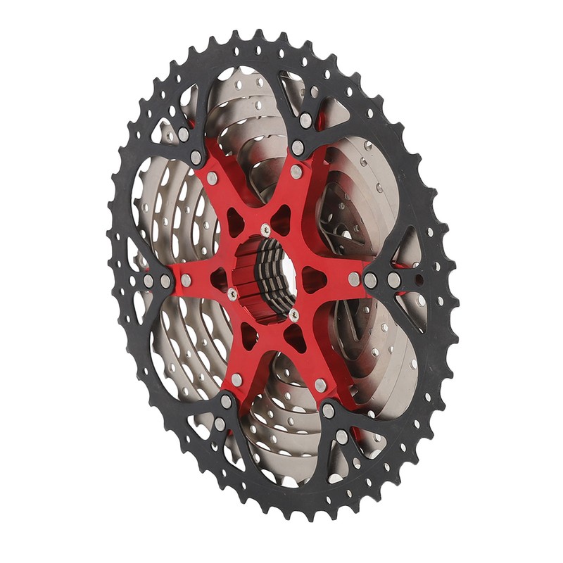 Bicycle Cassette 10 Speed Aluminum Noiseless Skeleton Design Bike Cassette