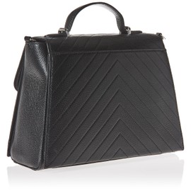 Karl Lagerfeld Paris Charlotte Satchel, BLK/Silver