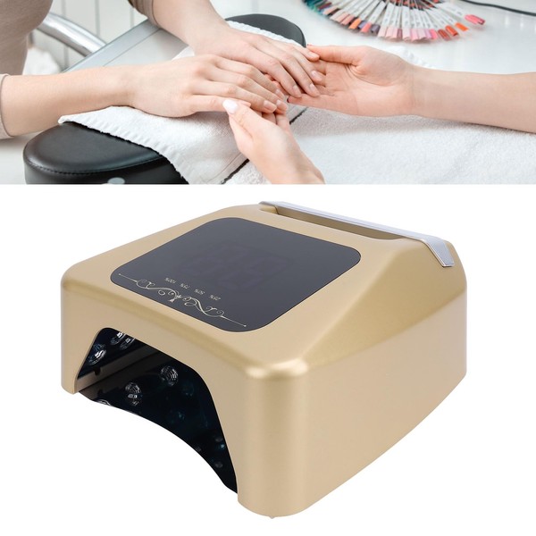 HURRISE LED Nail Polish Lamp, Fast Curing Dryer with 36pcs