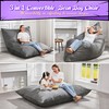 Hobestluk 3 in 1 Bean Bag Chair Giant Bean Bag