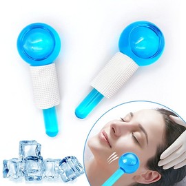 Ice ball massage skin soothing cooling stick facial massage device - Blue 1P (individual box packaging) / 아이스볼마사지 피부진정 쿨링스틱 얼굴마사지기구 - 블루1P(개별박스포장)
