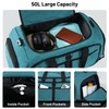 MIER Foldable Duffle Bag with Shoe Compartment 50L Travel Duffel