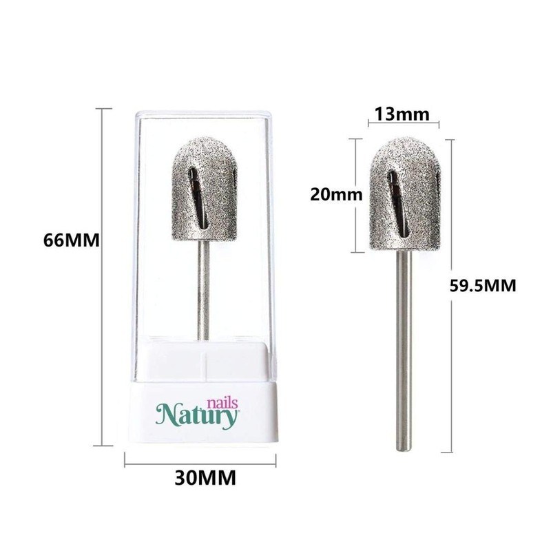 Natury Nails Diamond Cutter Pedicure Callus and Callus Drill Medium