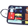 Kids Dress Learning Board Zipper Lace Up Buckles Release Felt