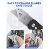 Utility Knife, BIBURY Upgraded Version Heavy Duty Box Cutter, Pocket