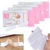 MEISO Double Sided Tape for Fashion, Clothing and Body-144 Pcs, Clear Anti Slip Invisible Clothing Tape, Fashion Flex Tape Suitable for Shirts Dress Vests, Suitable for All Skin Tones(0.71×3.35in)