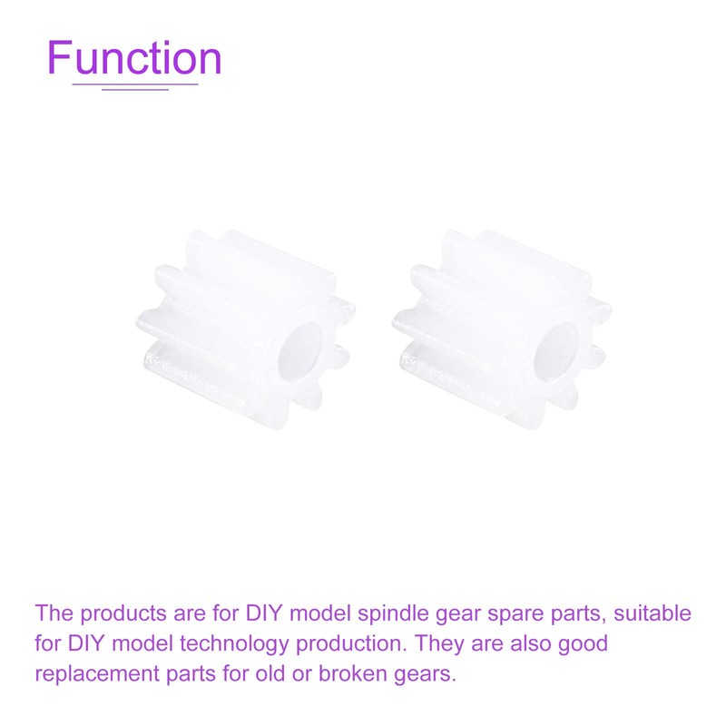 DMiotech 20pcs 9 Teeth Plastic Gear Model 092A Reducer Plastic