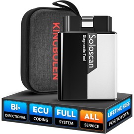 KINGBOLEN Soloscan OBD2 Diagnostic Tool for Toyota / Lexus, All System Car Diagnostic Tool with 50+ Reset Function, Bi-Directional, Active Test, ECU Coding, Lifetime Free Update