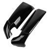 Unbranded Motor Gloss Black Radiator Side Cover Shroud For Harley