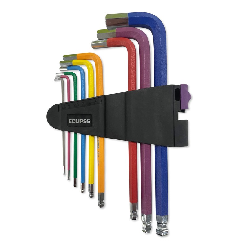 Eclipse Professional Tools EHK9PS 9 Piece Colour Coded Hex Key