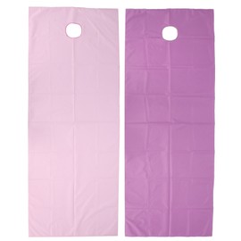Waterproof Beauty Salon Bed Sheet SPA Massage Table Bed Cover (75 x 200cm Open Hole Type)(Purple Pink )