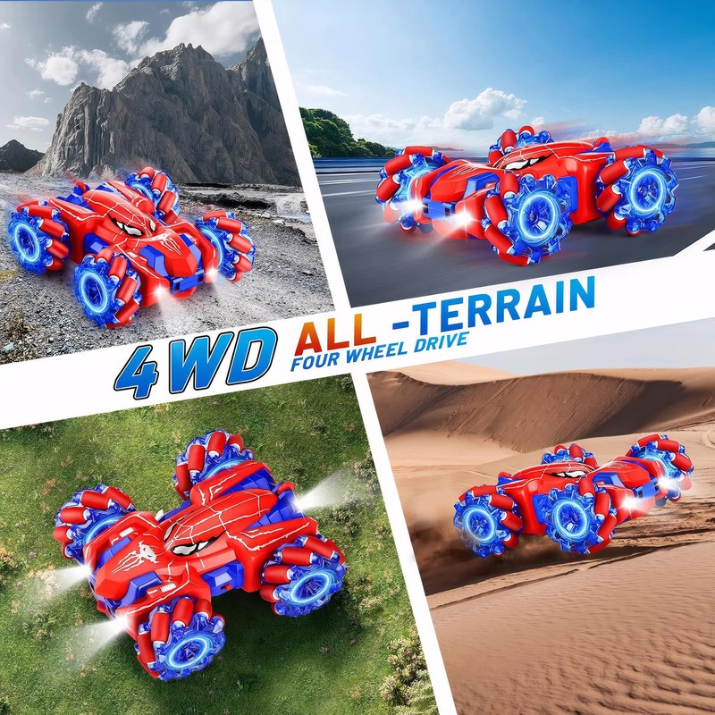 COOWIN Spider Double Sided 4WD Off-Road 360° Rotating Remote Control