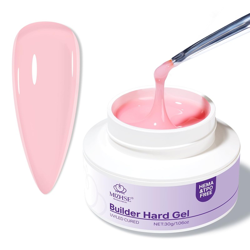 MIZHSE Builder Gel for Gel Nails HEMA Free TPO Free