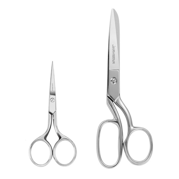 JARVISTAR Professional 8 Inch Fabric Scissors with 4 Inch Embroidery