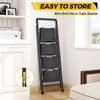 KINGRACK 4 Step Ladder 800lb Capacity, Folding Step Stool with