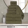 Superior Cotton 9-Piece Towel Set, Zero Twist, Waffle Border, Bathroom