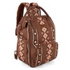 Wrangler Western Diaper Bag Aztec Backpack Organized Daypack-Cowgril Fashion:_Dark Brown
