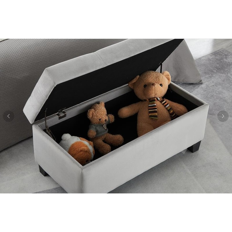 SPOFLYINN Bench, One Size, Light Gray